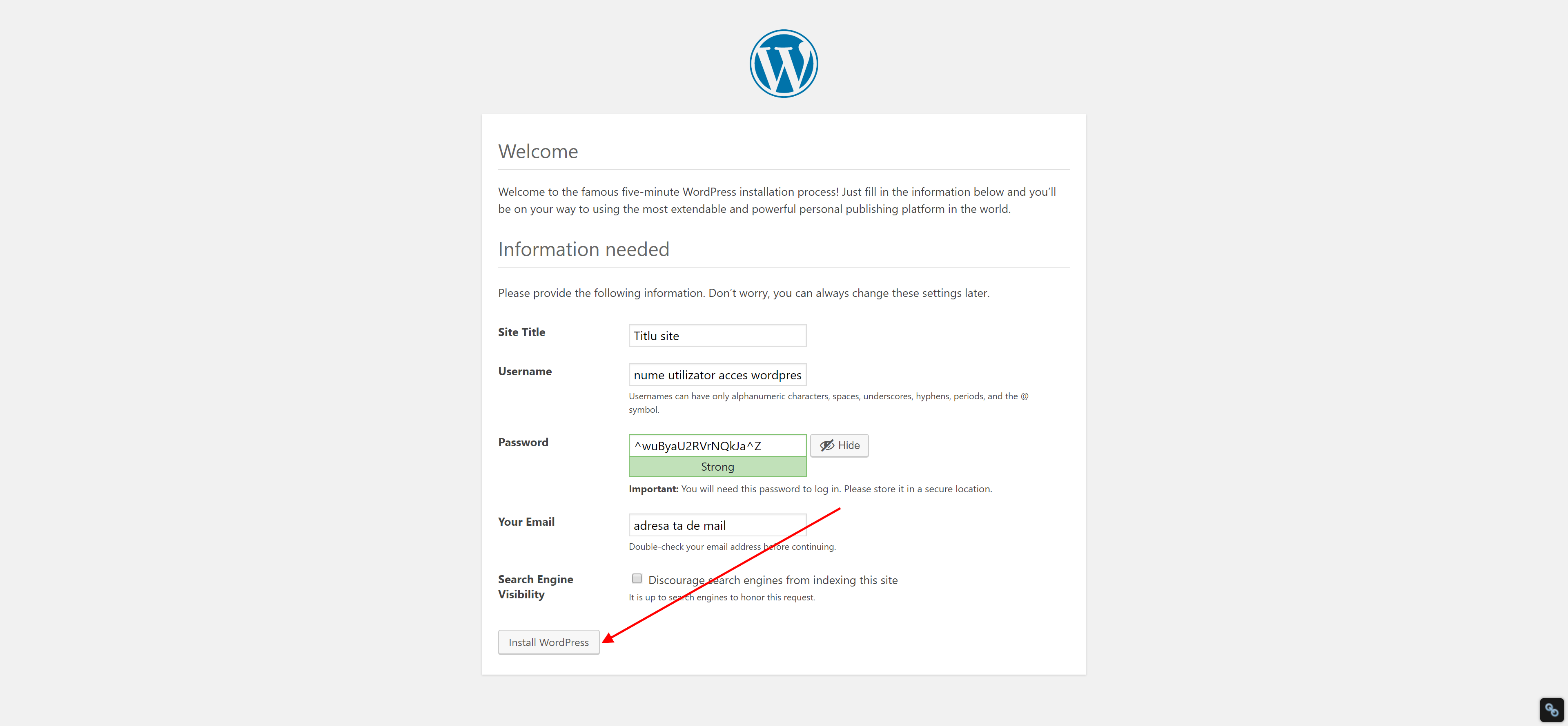 wordpress 5.0